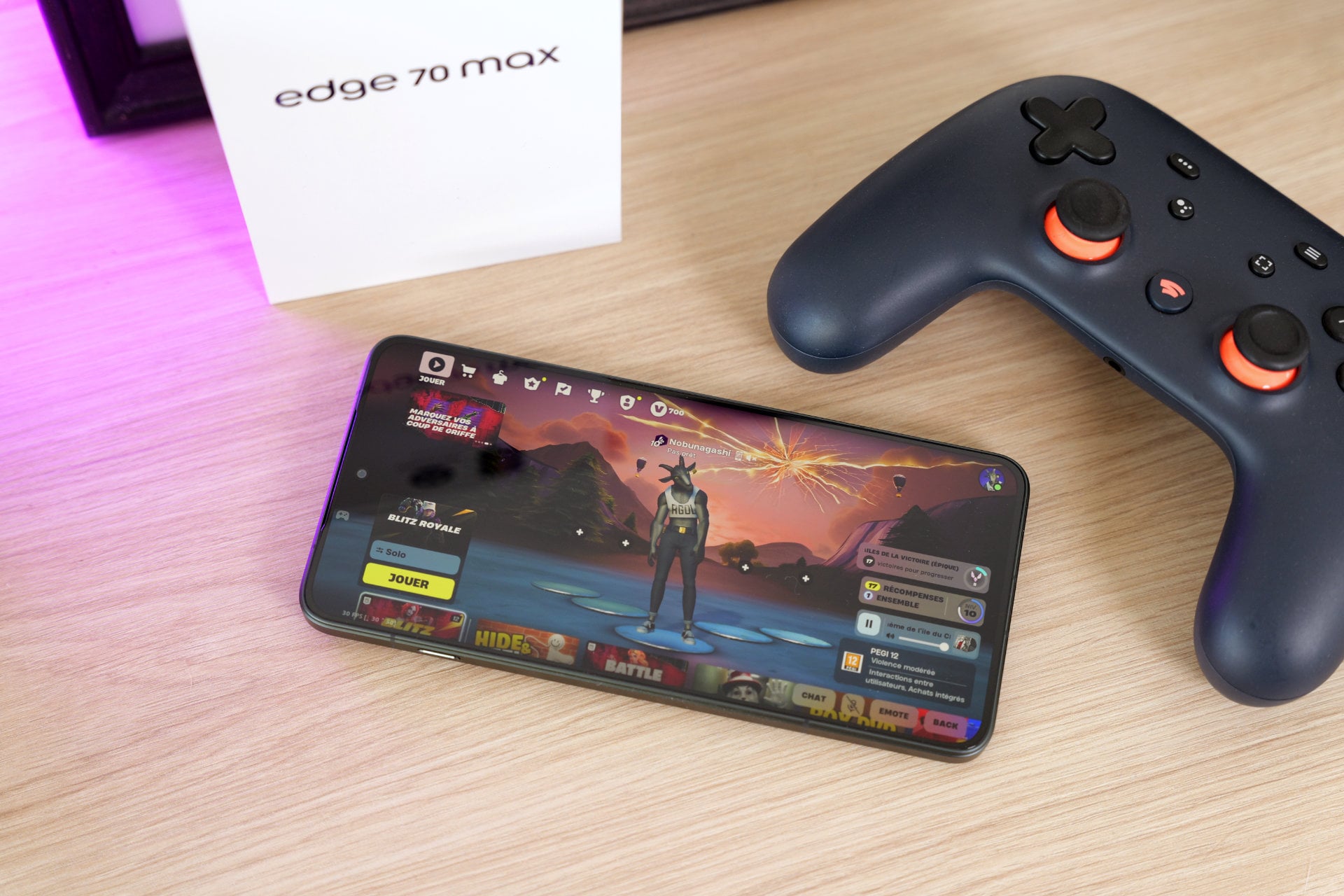 Motorola Edge 70 Max Fortnite