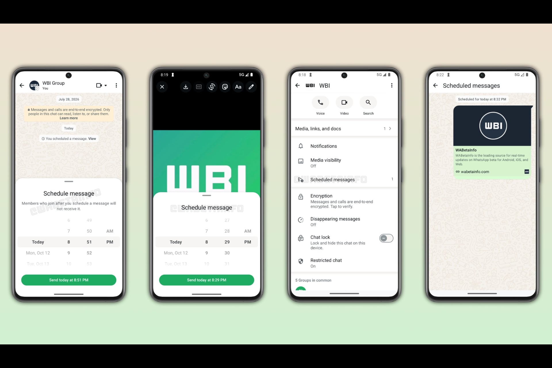 Whatsapp Message Programmé