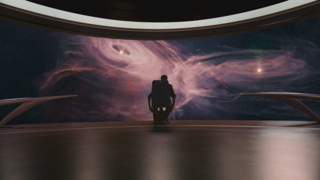 Le "vaisseau de l'imagination" à bord duquel Neil DeGrasse Tyson, le narrateur, nous transporte dans la série Cosmos : Nouveaux Mondes