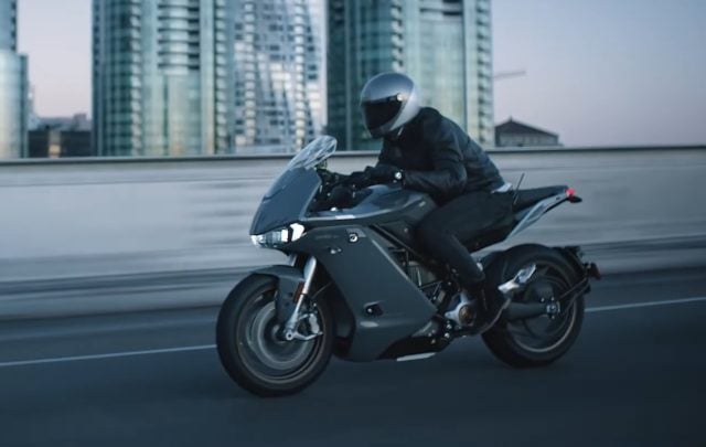 La nouvelle moto Zero SR/S. 