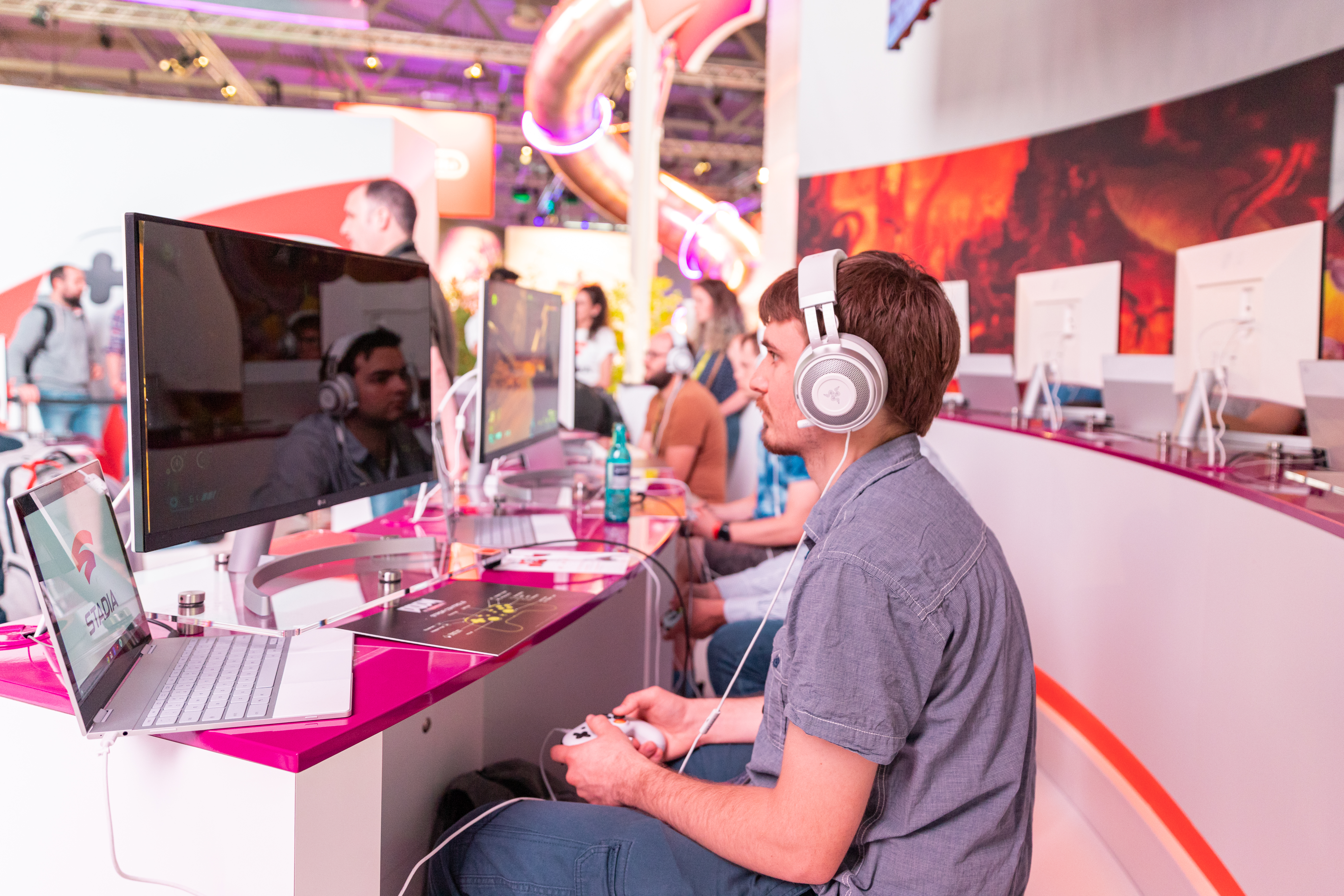 Mise en situation Stadia cloud gaming