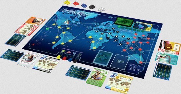 Le jeu de société Pandemic. 