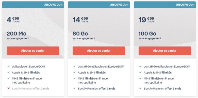 B&amp;You : un forfaits mobile avec 80 Go avec 15Go de roaming à 14,99 euros par mois sans limitation de durée !