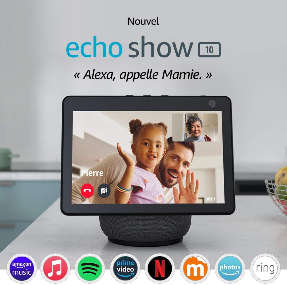dévoile ses nouveaux Echo, Echo Dot et Echo Dot avec horloge ainsi  que Echo Show 10