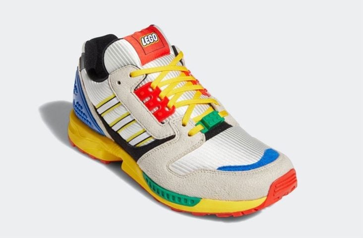 basket adidas jaune et bleu