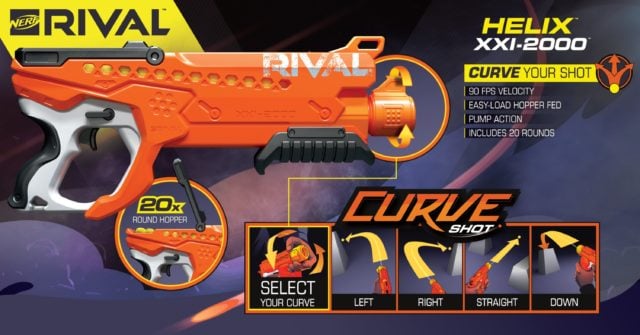 Nerf : ces nouveaux blasters tirent des balles incurvées