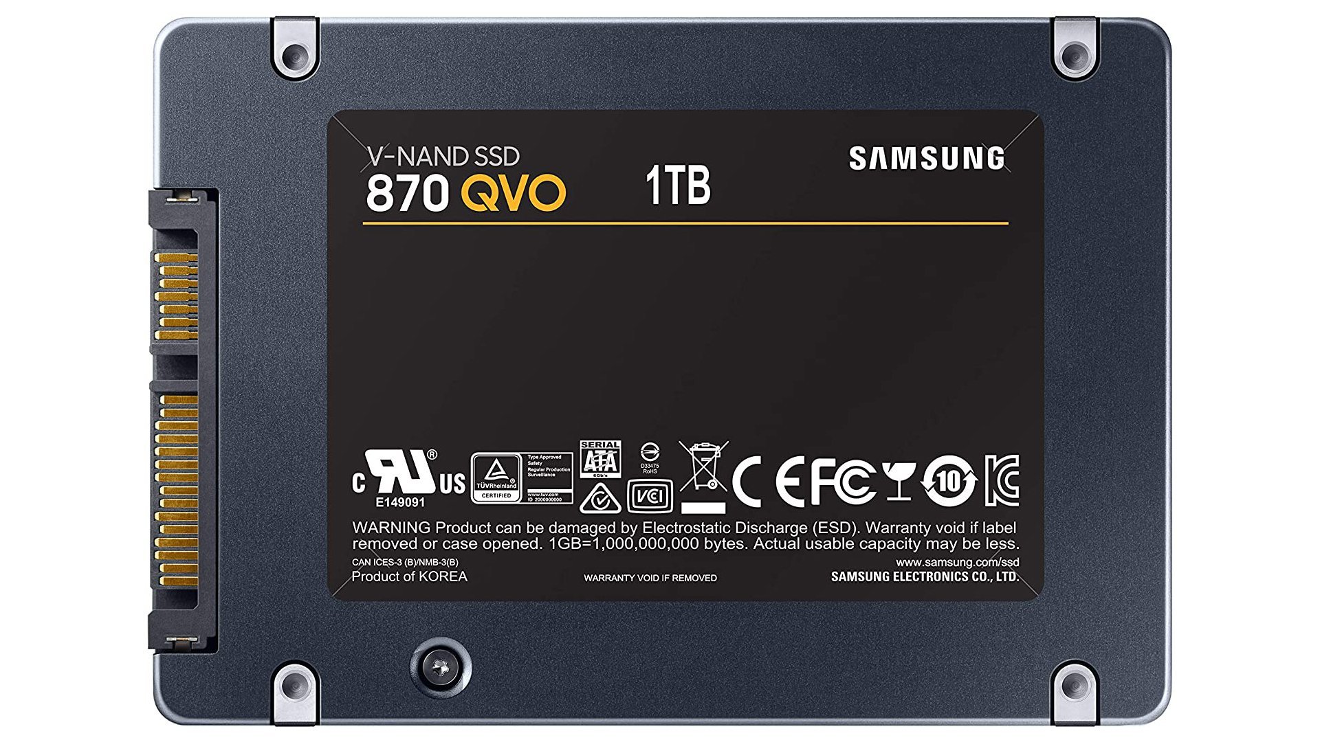 LE SSD 870 QVO 1 To de Samsung est en promotion.