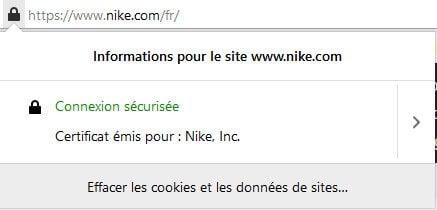 Certificat SSL OV Nike