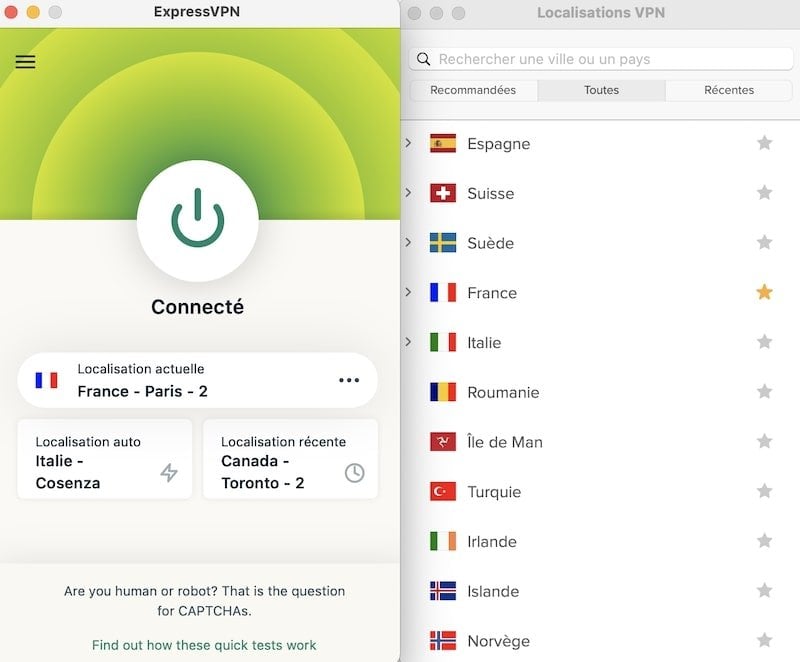 Interface-ExpressVPN