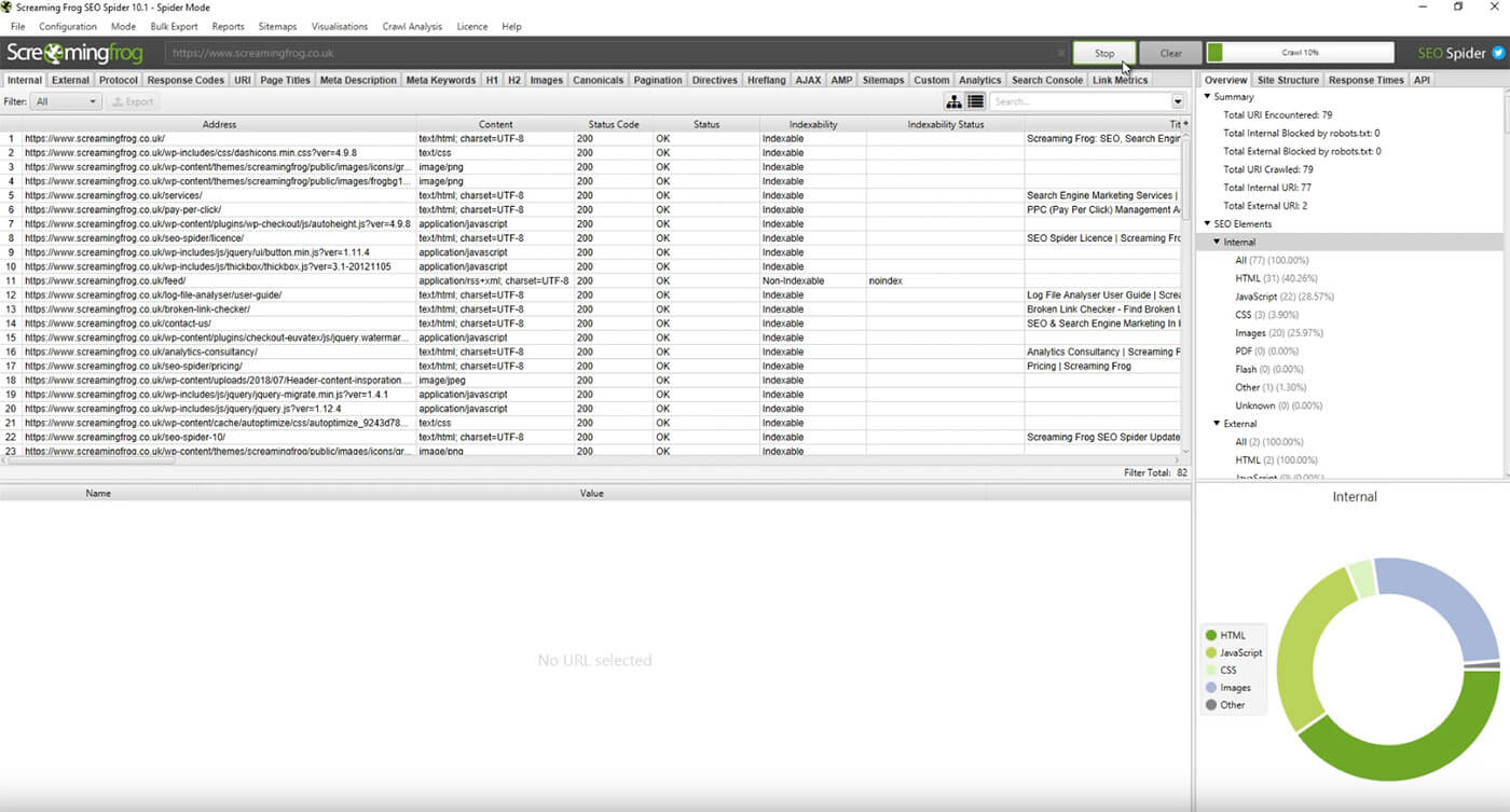 Screaming Frog SEO Spider