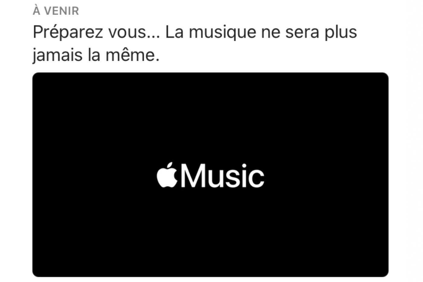 Apple Music HiFi teasing