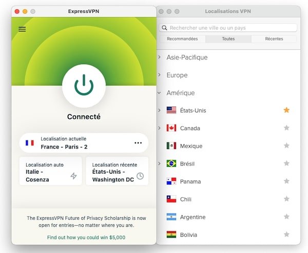 Interface-ExpressVPN-macos