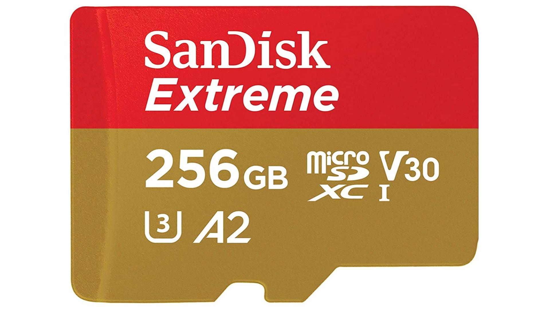 La microSD SanDisk Extreme 256 Go n’a jamais été aussi peu cher sur Amazon