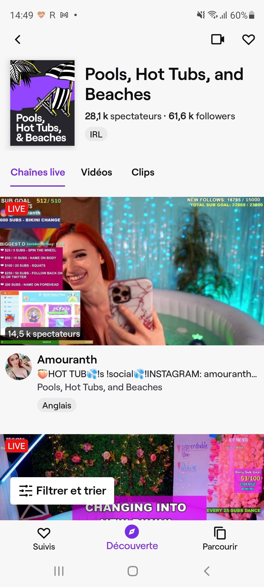 Amouranth sur Twitch