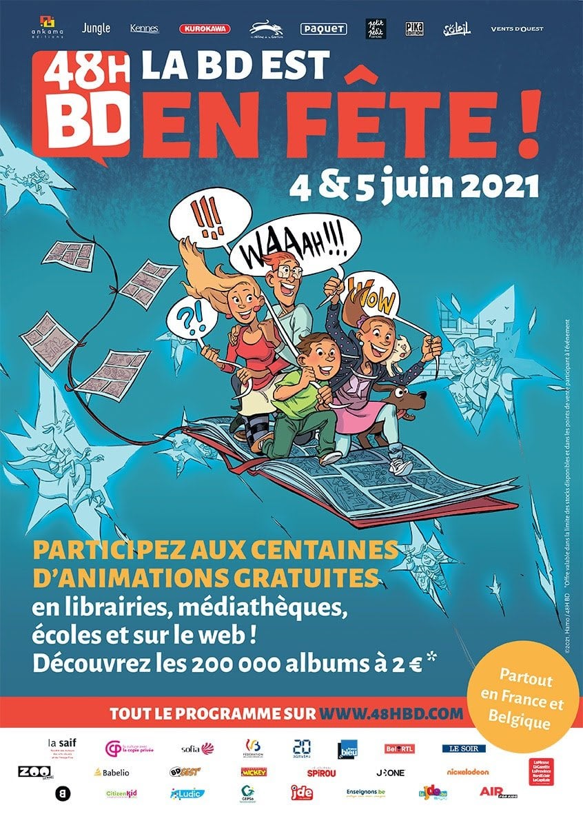 Les 48H BD : une 9ème en France et en Belgique les 4 et 5 juin prochain