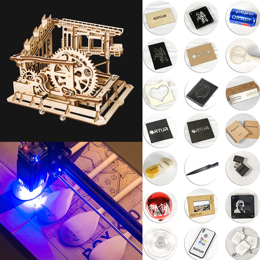 Les différents objets gravable