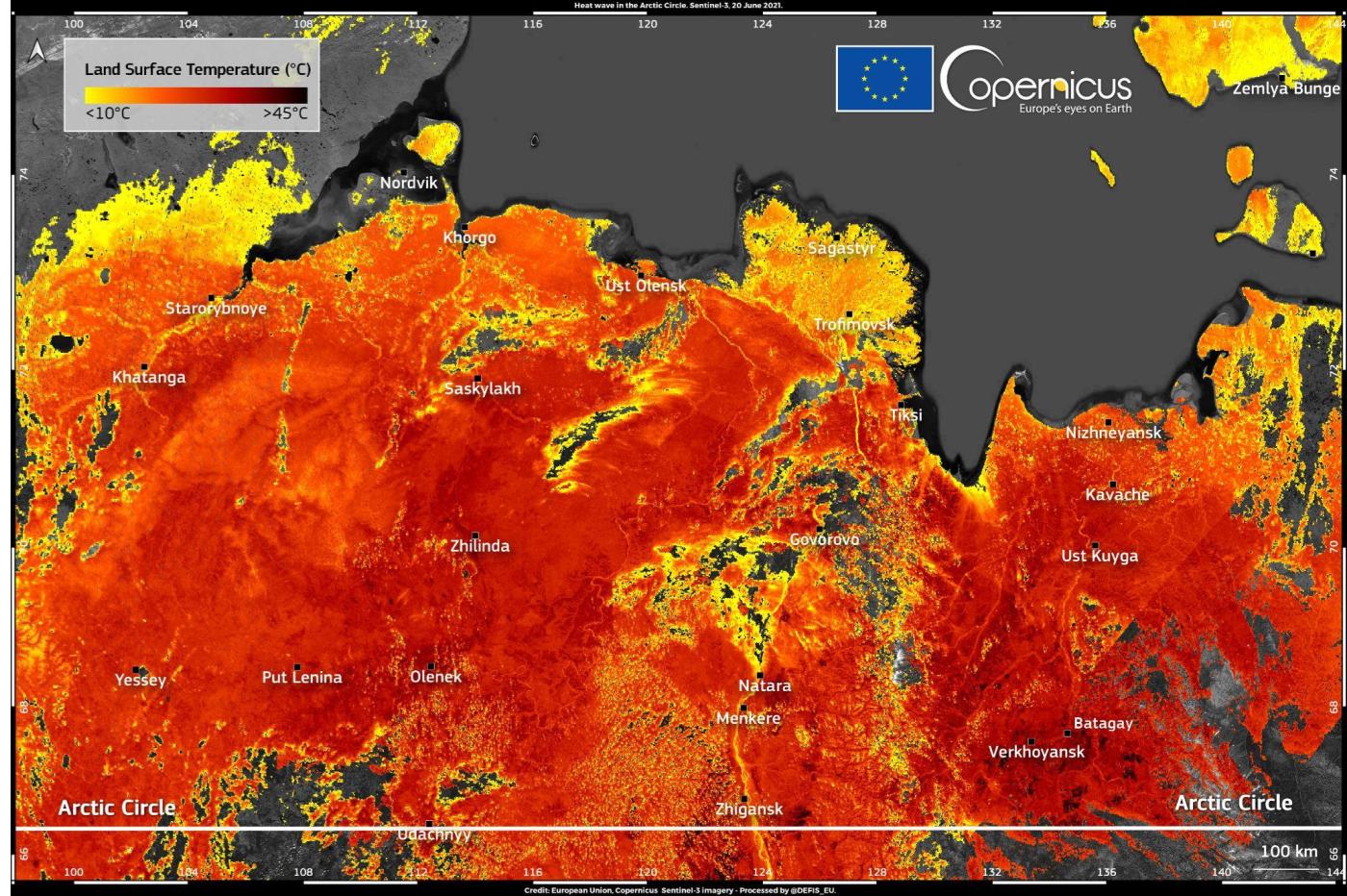 La Sib rie En Proie Des Temp ratures Caniculaires