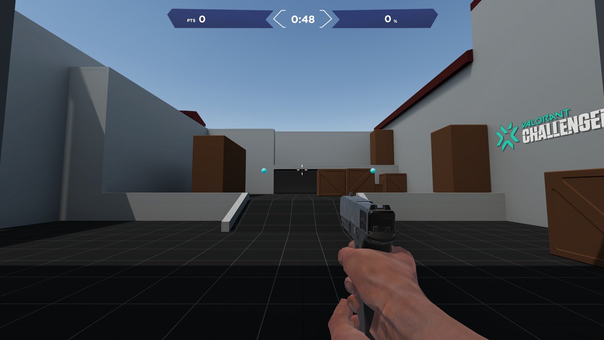 Screenshot of Aimlabs game