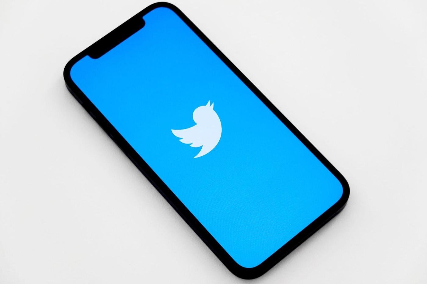 Logo Twitter sur smartphone