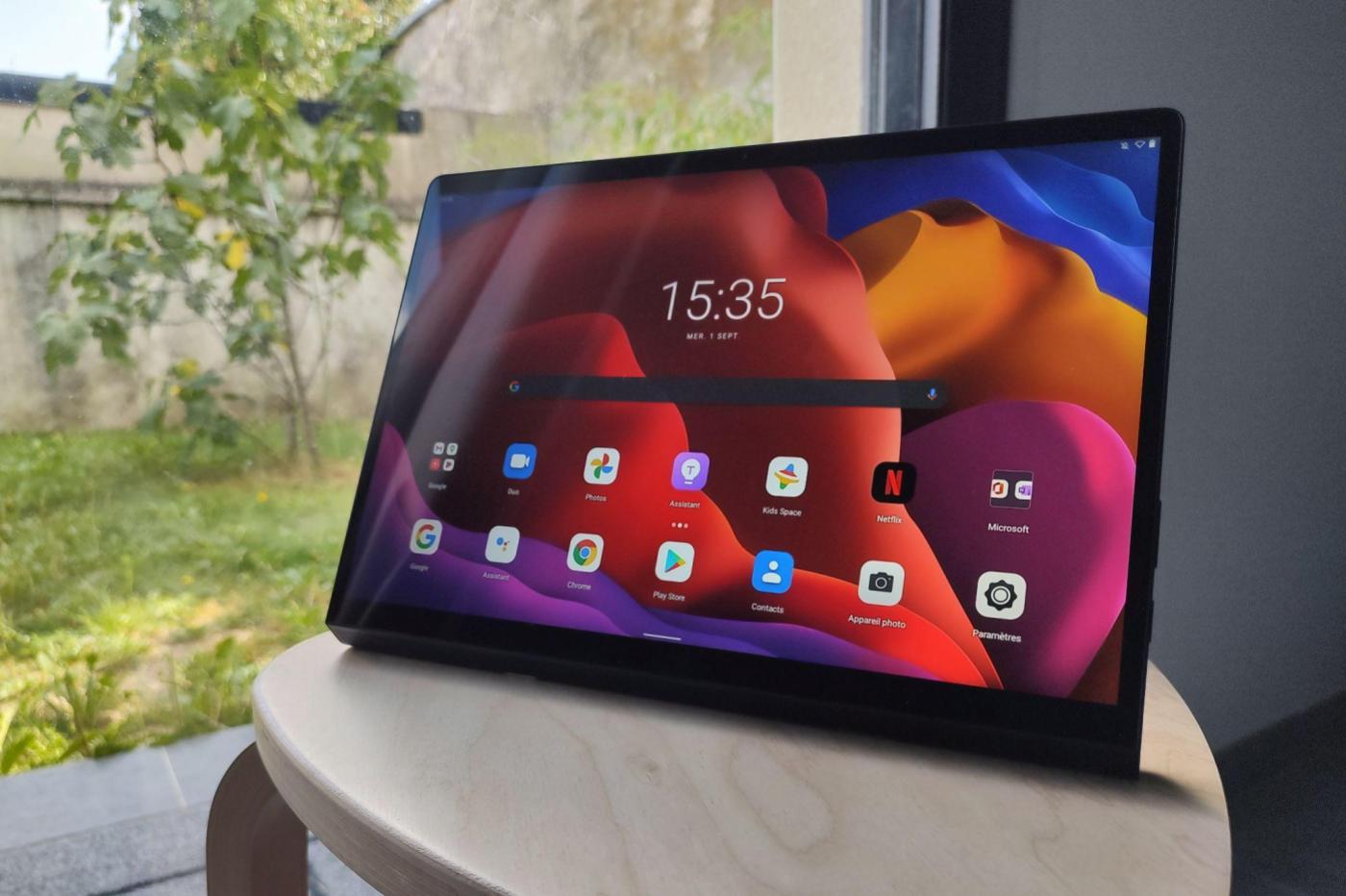 Test Yoga Tab 13 Lenovo ecran