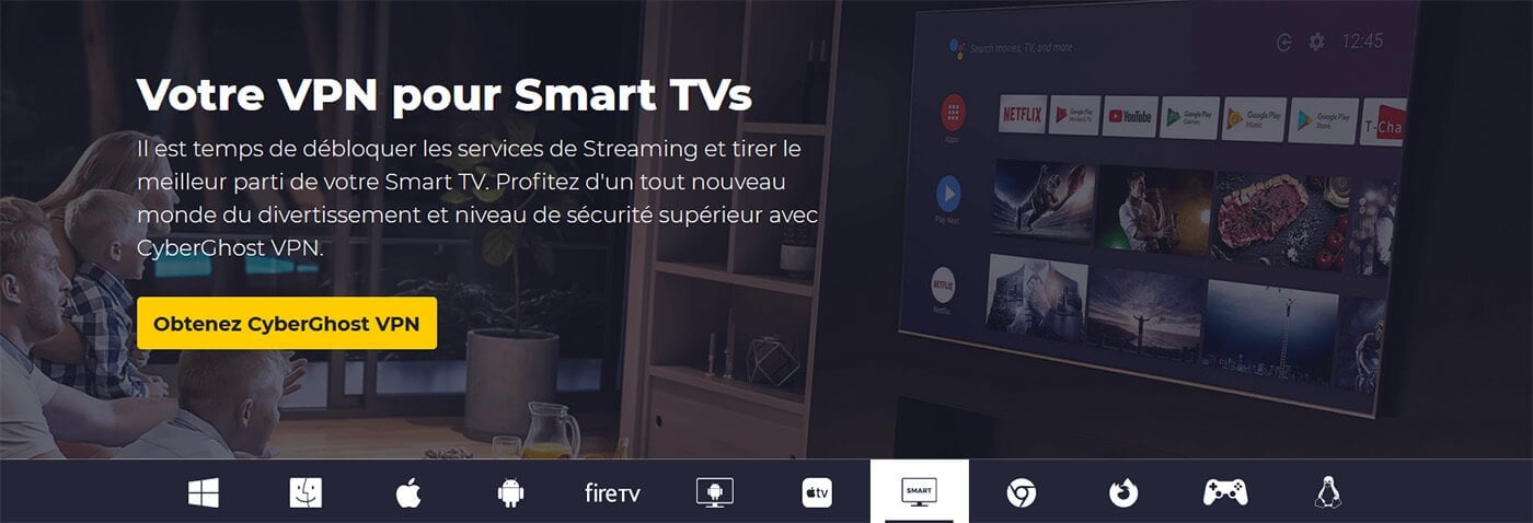 CyberGhost VPN Smart TV