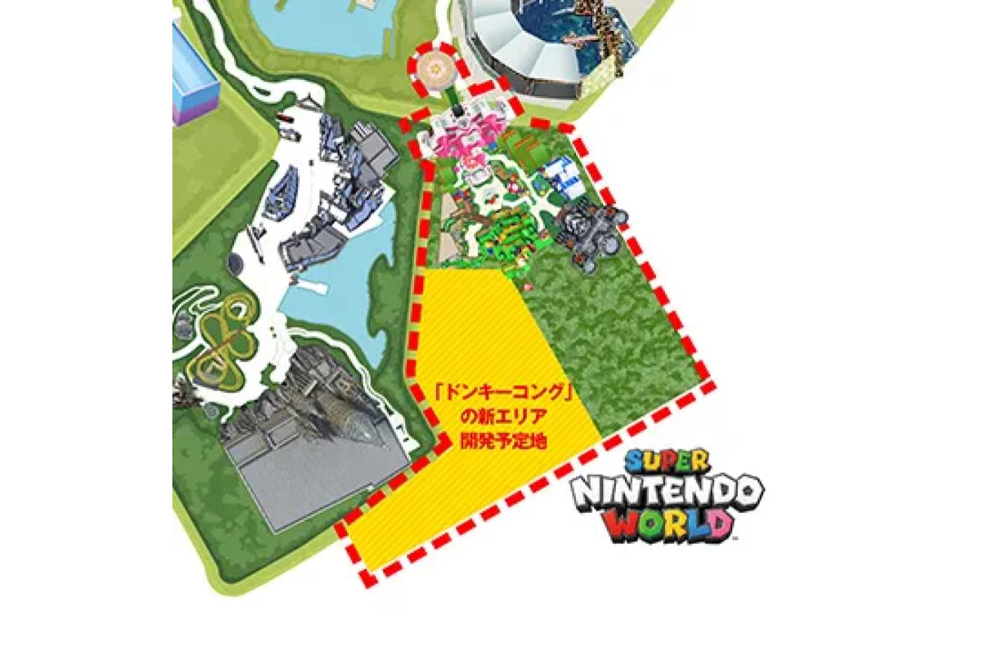 Super Nintendo World Donkey Kong plan