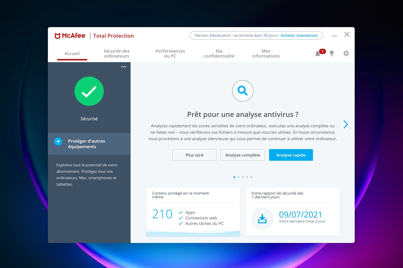 avis test McAfee