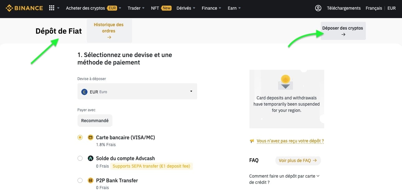 Depot-fonds-Binance