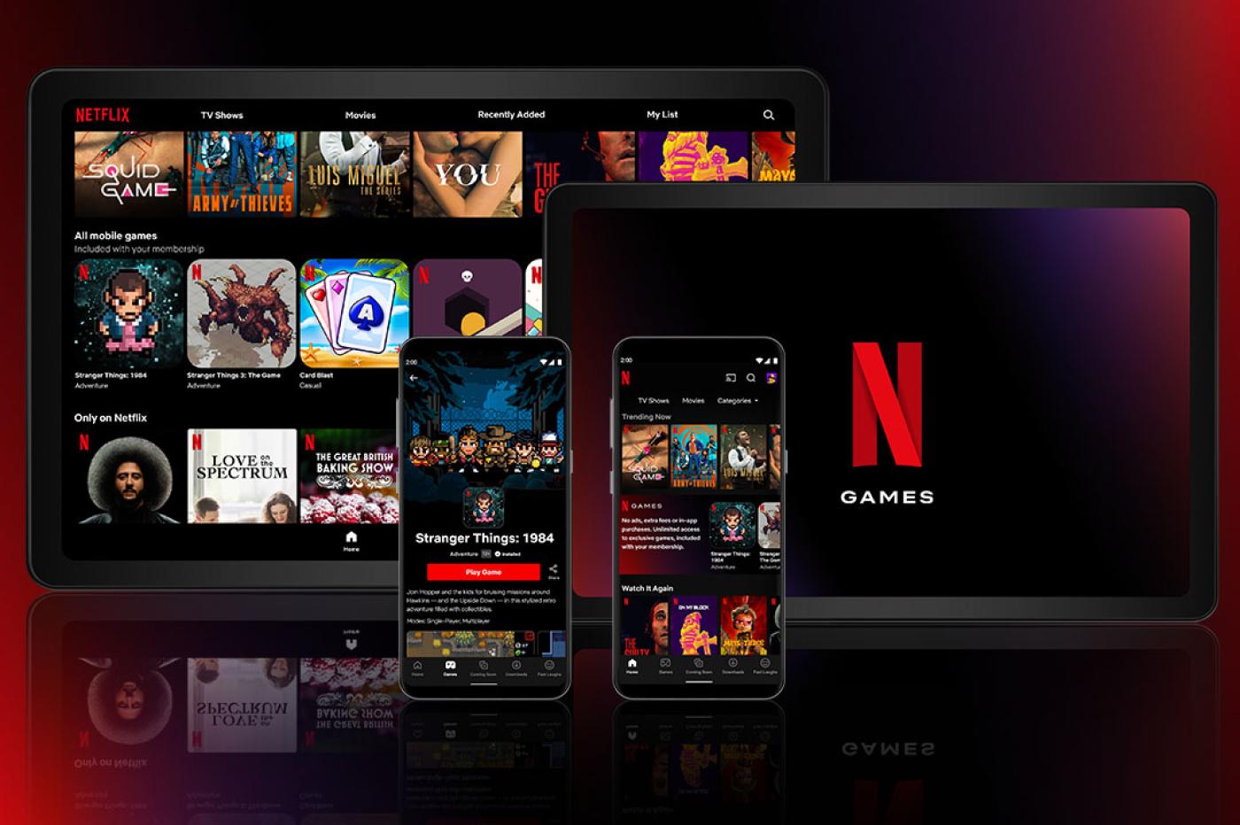 Netflix jeux video lancement mondial