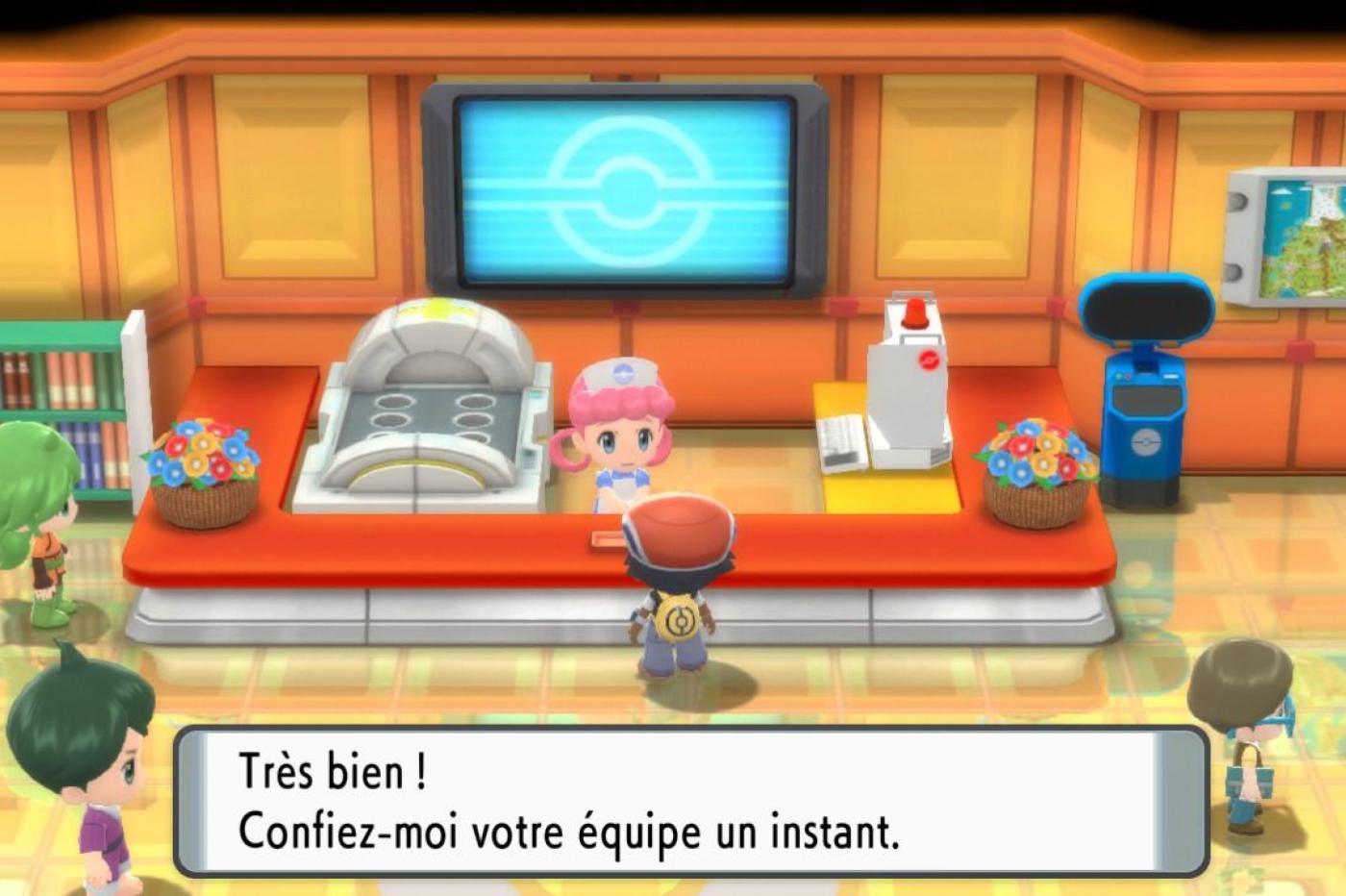 Pokémon Diamant étincelant centre Pokémon