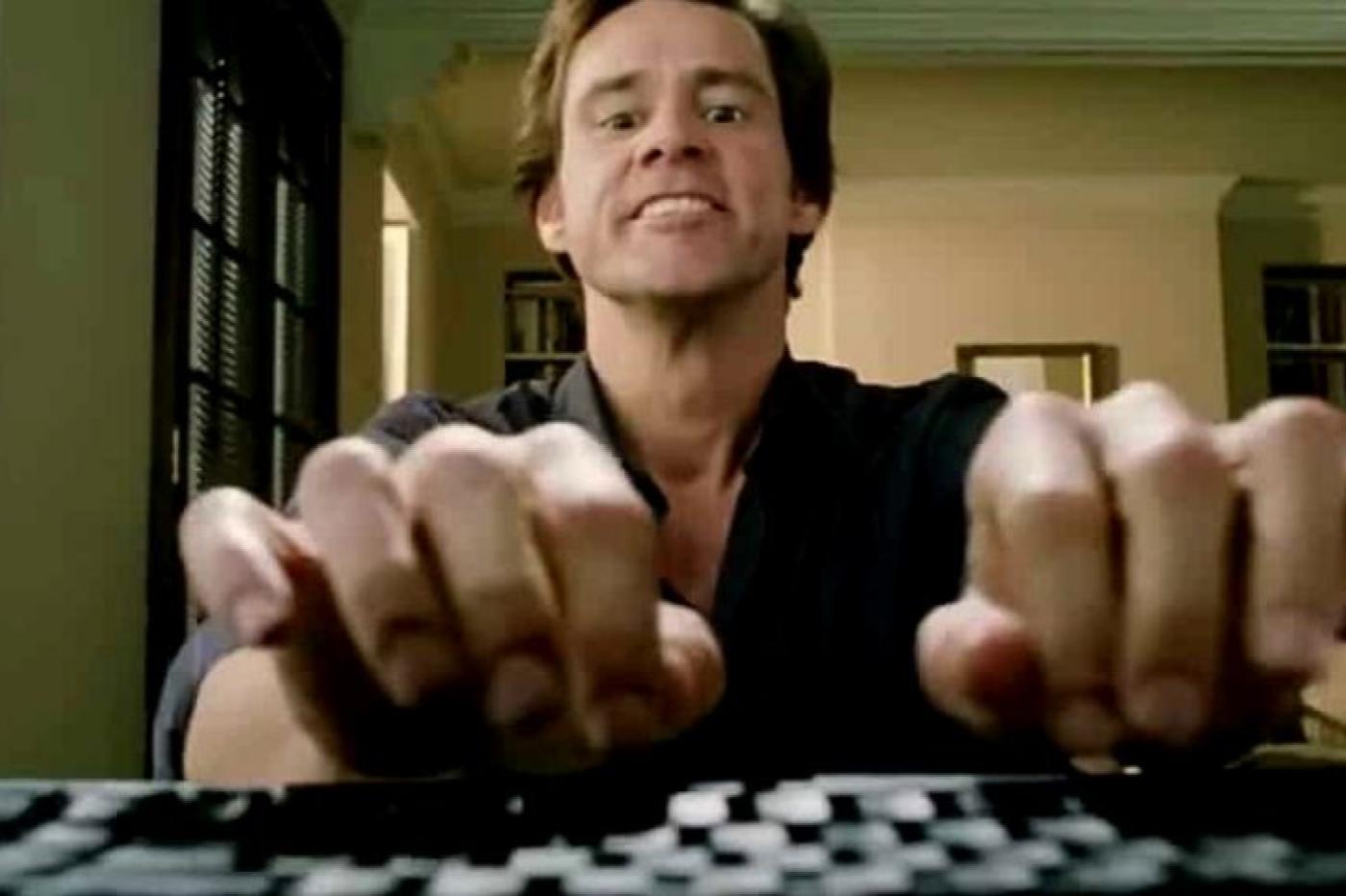 Jim Carrey dans Bruce Tout puissant