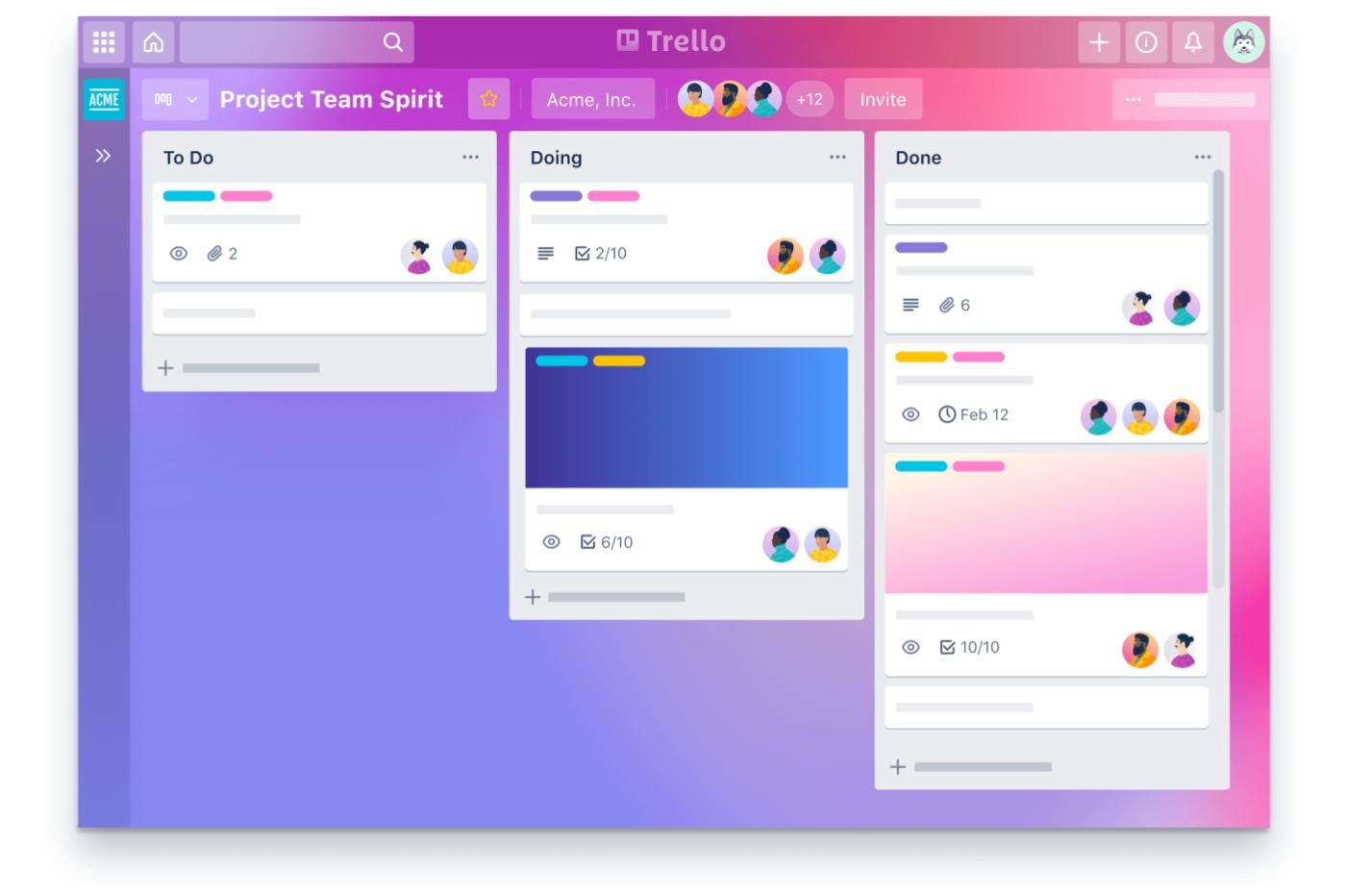 Trello homepage