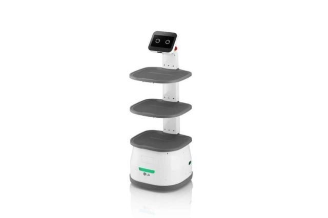 LG robot serveur détail