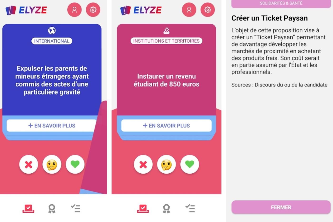 Elyze swipe