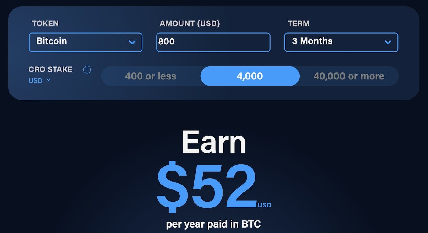 crypto . com earn
