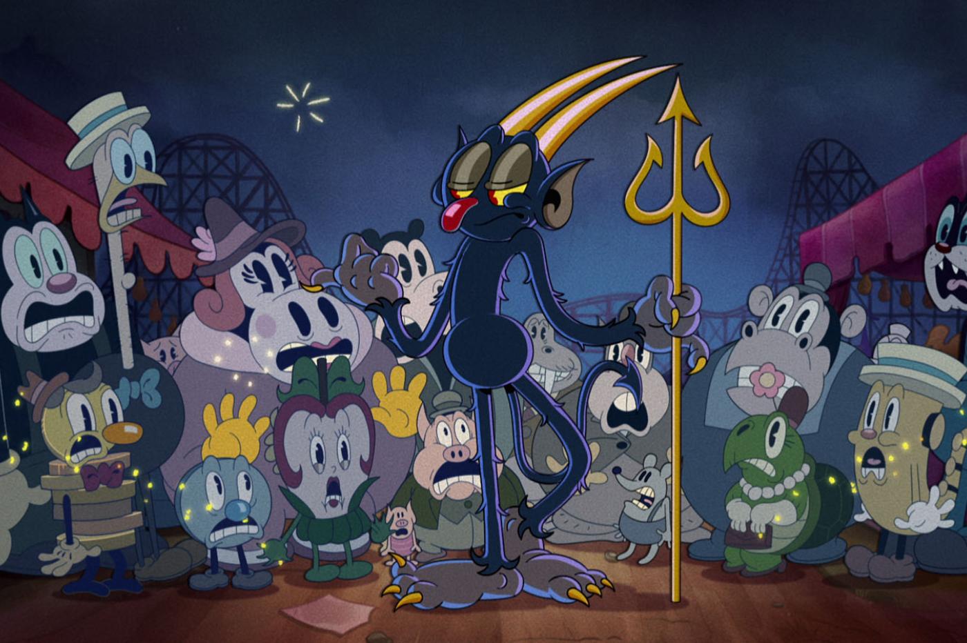 critique the cuphead show diable