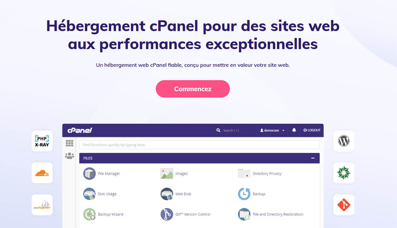 Hébergement cPanel Hostinger