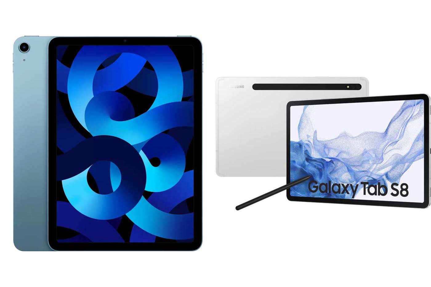 iPad Air 5 vs Galaxy Tab S8