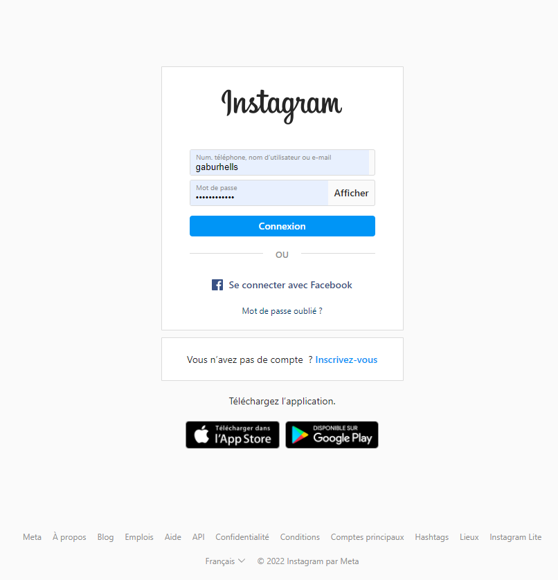 Supprimer compte Instagram 3