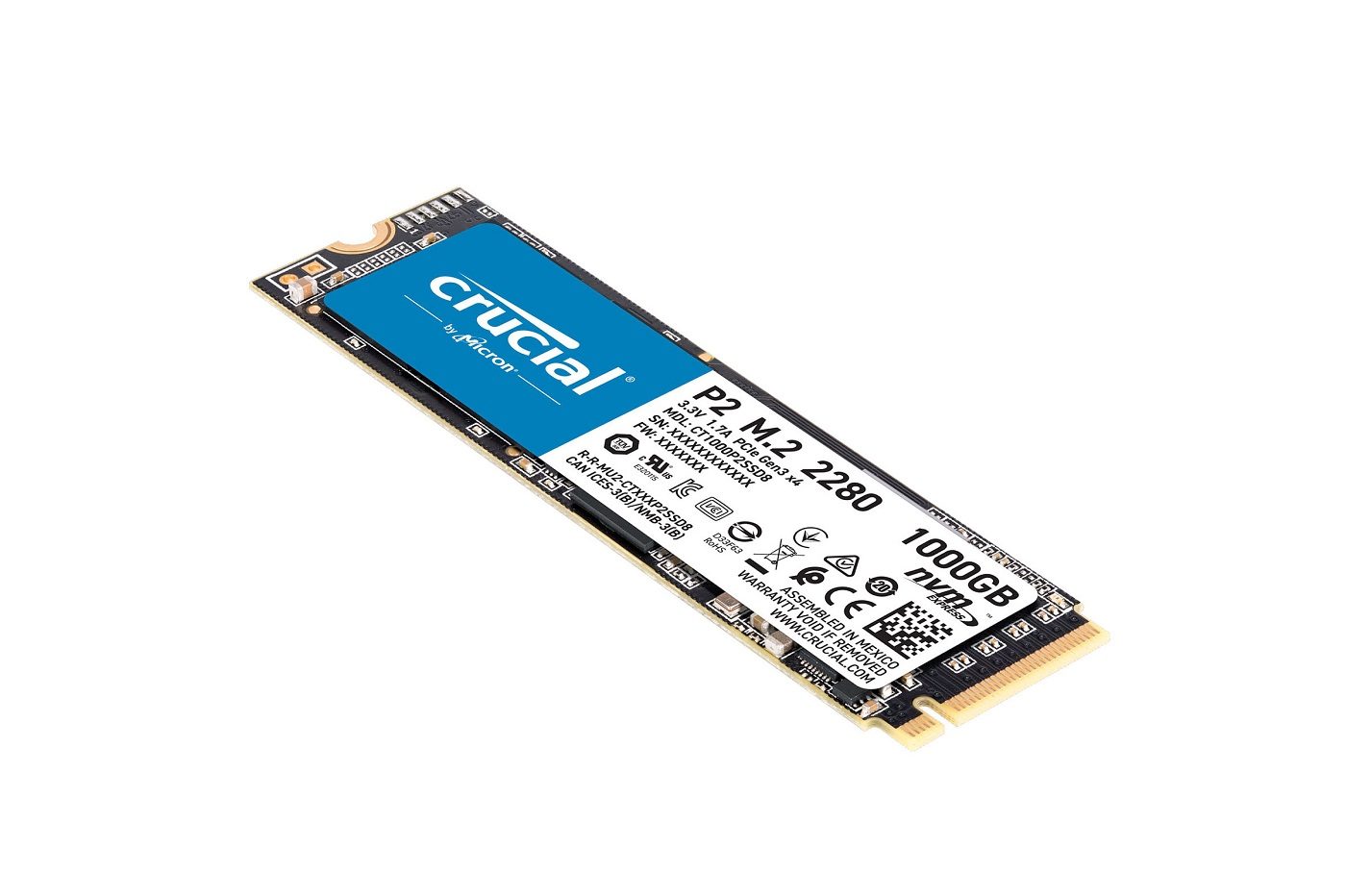 Le prix du SSD Crucial P5 Plus 1 To nous fait de l'oeil sur