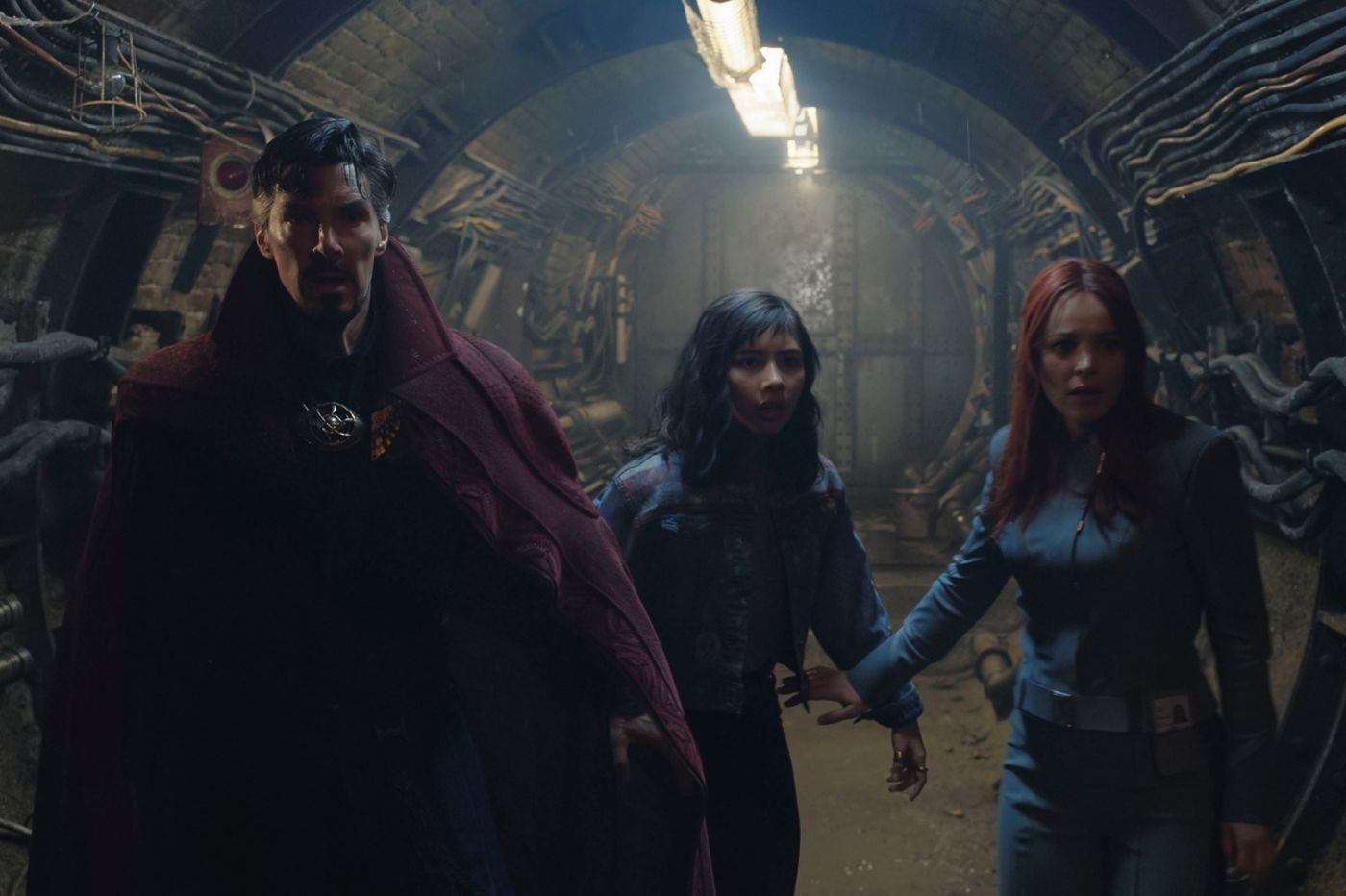 Doctor Strange, America Chavez and Christine Palmer 