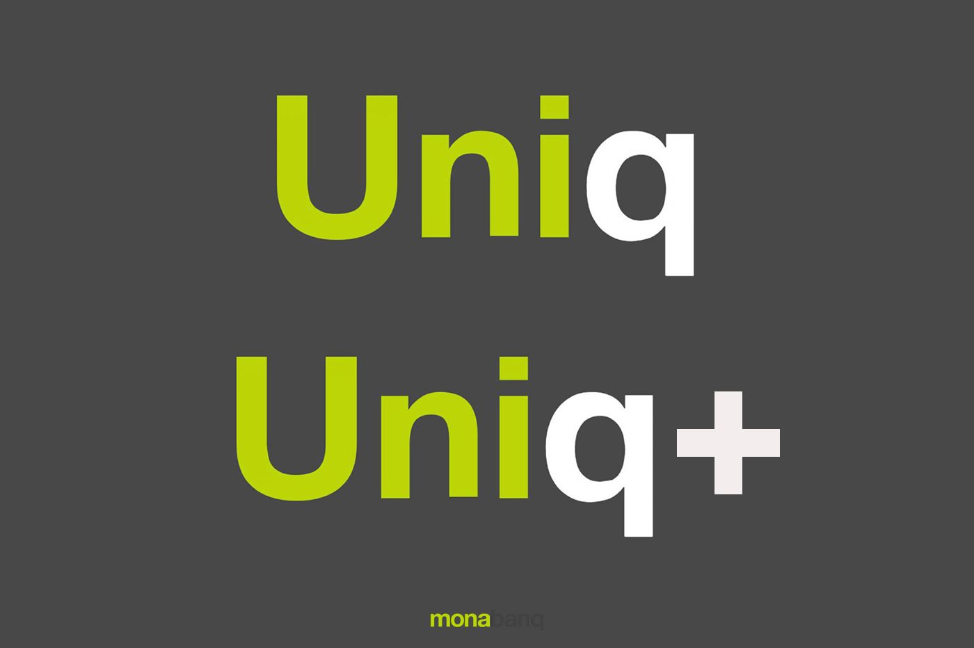 Compte Uniq et Uniq+ Monabanq