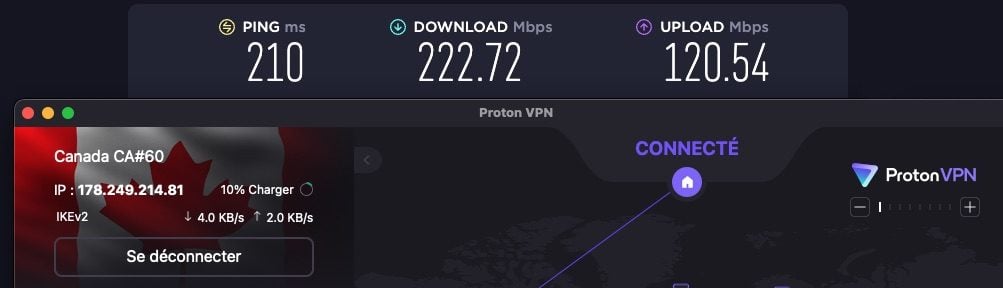 Proton-VPN-test-vitesse-Canada