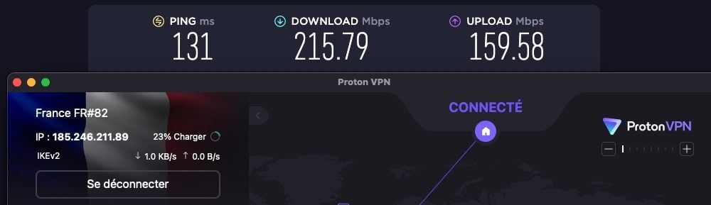 Proton-VPN-test-vitesse-France