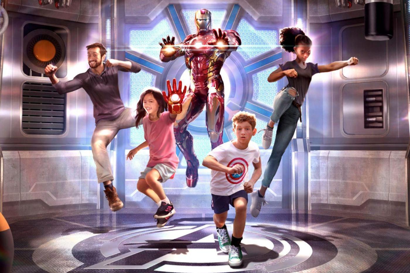 Promotional image of the meeting point with Iron Man