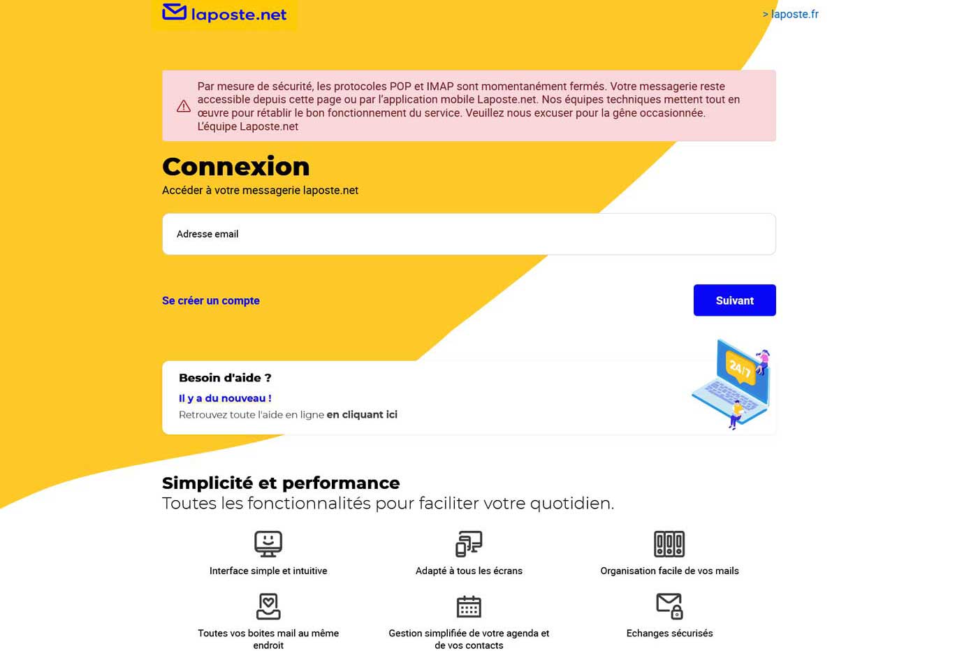 This is the reason why you do not receive your emails on Laposte.net