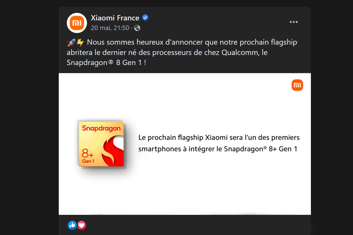Xiaomi Snapdragon 8+ Gen 1