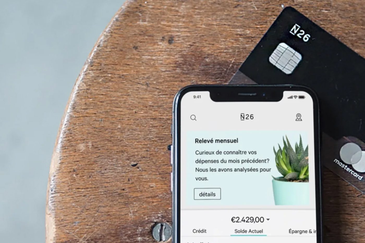 N26 cartes et application mobile