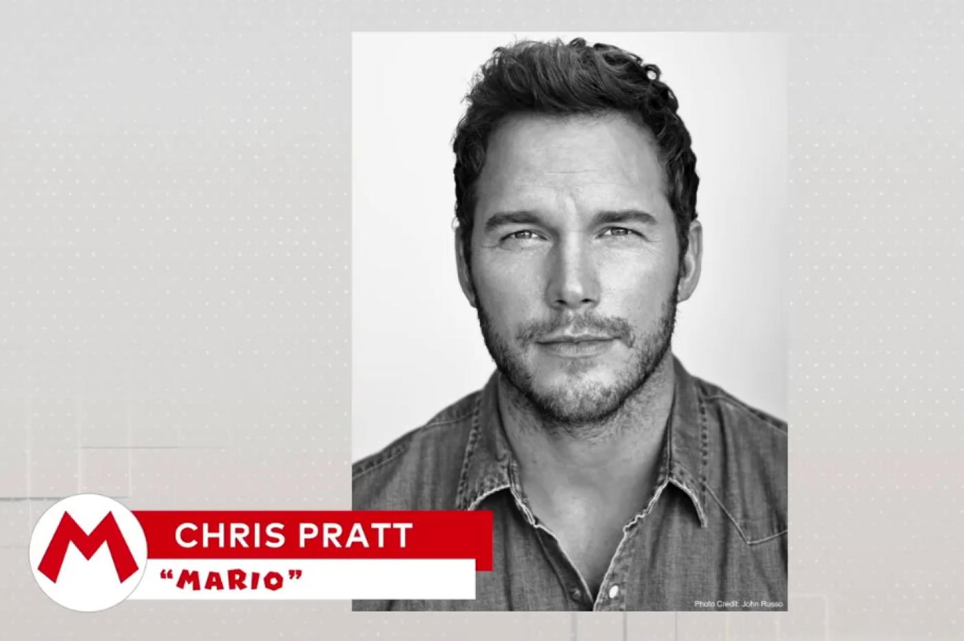 Image du casting de Chris Pratt en Mario