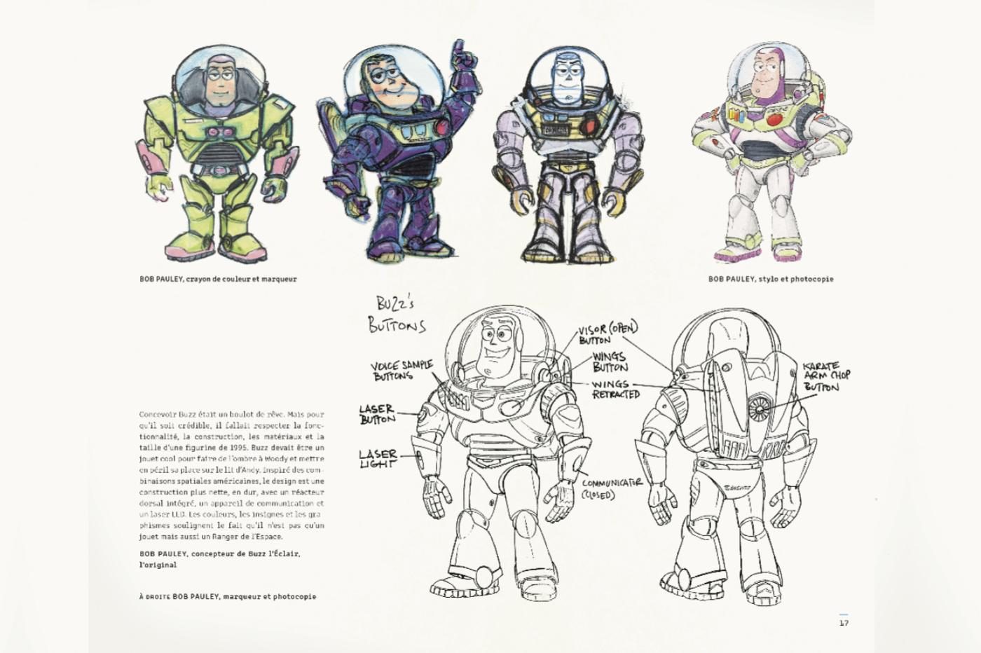 Buzz l'éclair dans les coulisses artbook